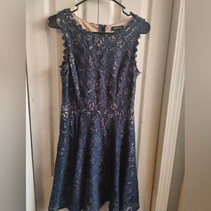 navy blue dress for baby girl Jodi Kristopher | Dresses | Jodi Kristopher Blue Mini Aline Dress With 34  Cuffed Sleeves And Scoop Neck